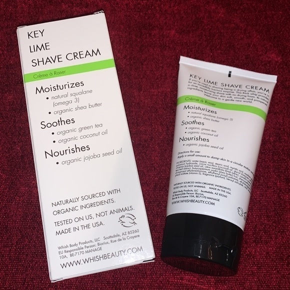 Whish Shave Cream Key Lime NEW in Box - Picture 2 of 4